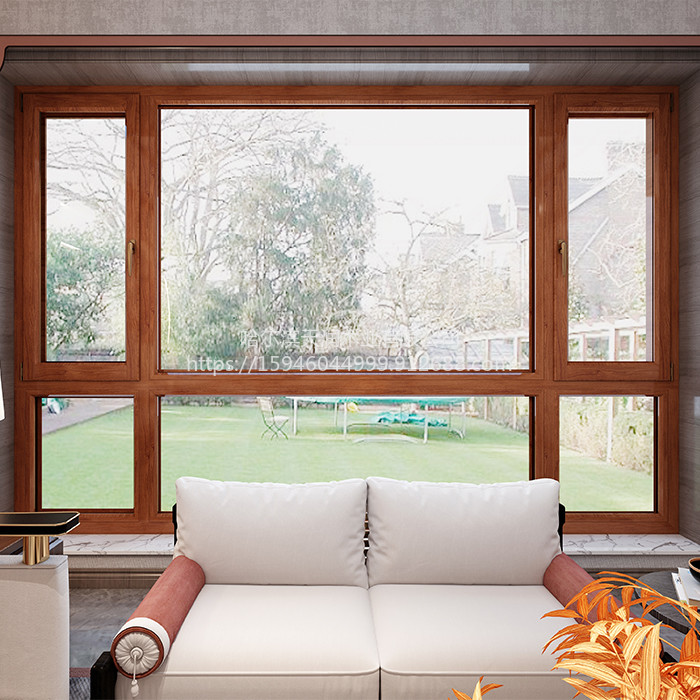 天润铝包木窗隔音降噪持久耐用节能健康环保